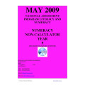 Year 9 May 2009 Numeracy Non-Calculator - Answers